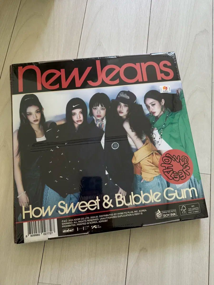 NewJeans ニュージーンズ ニュジ how sweet ハウススイート 団体 集合 アルバム CD