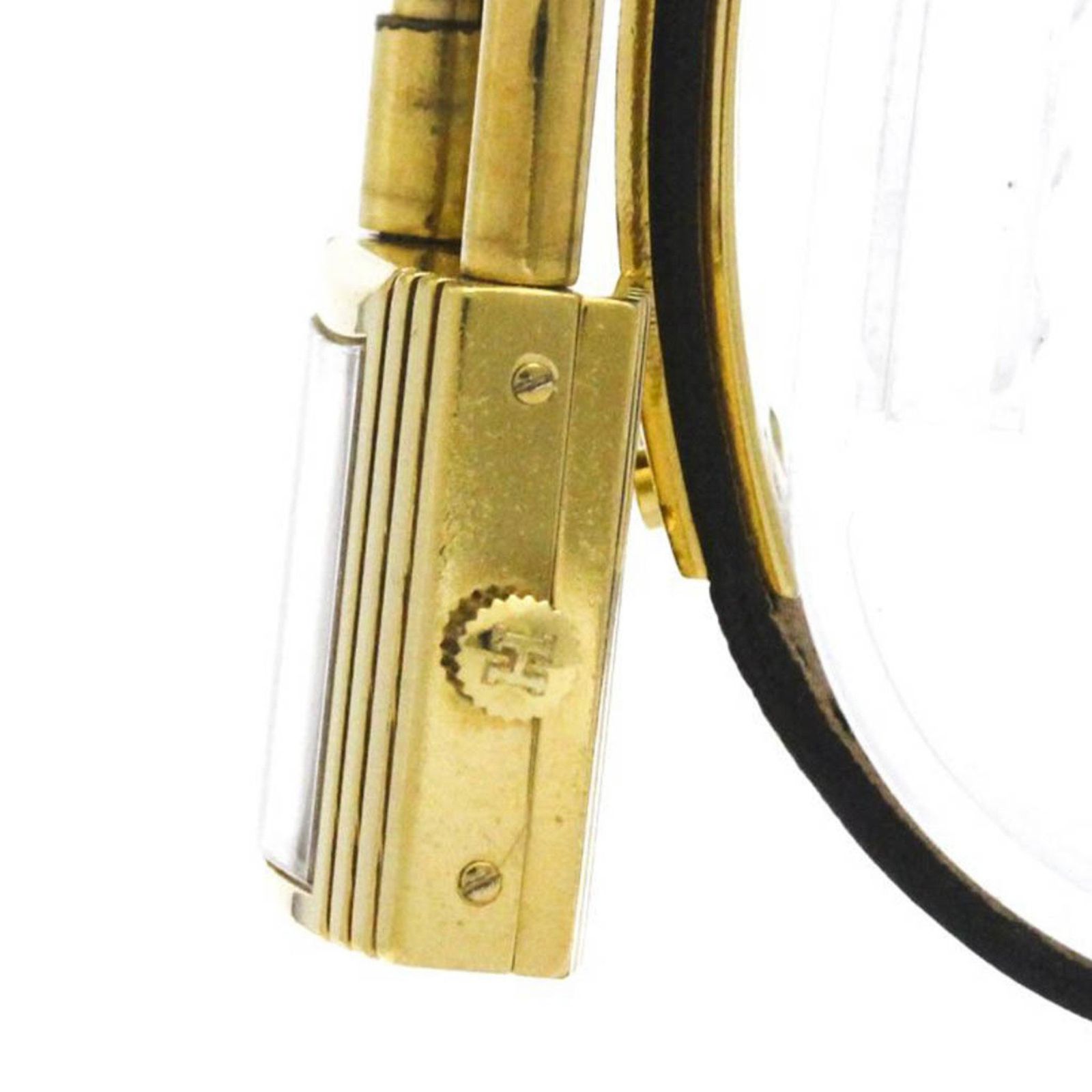 エルメス (HERMES) ケリーウォッチ ゴールドプレート レザー クォーツ