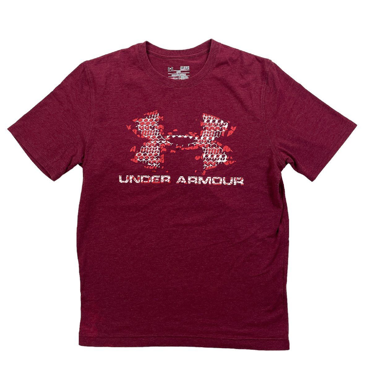 UNDER ARMOUR アンダーアーマー 半袖Tシャツ サイズSM レッド系 メンズ