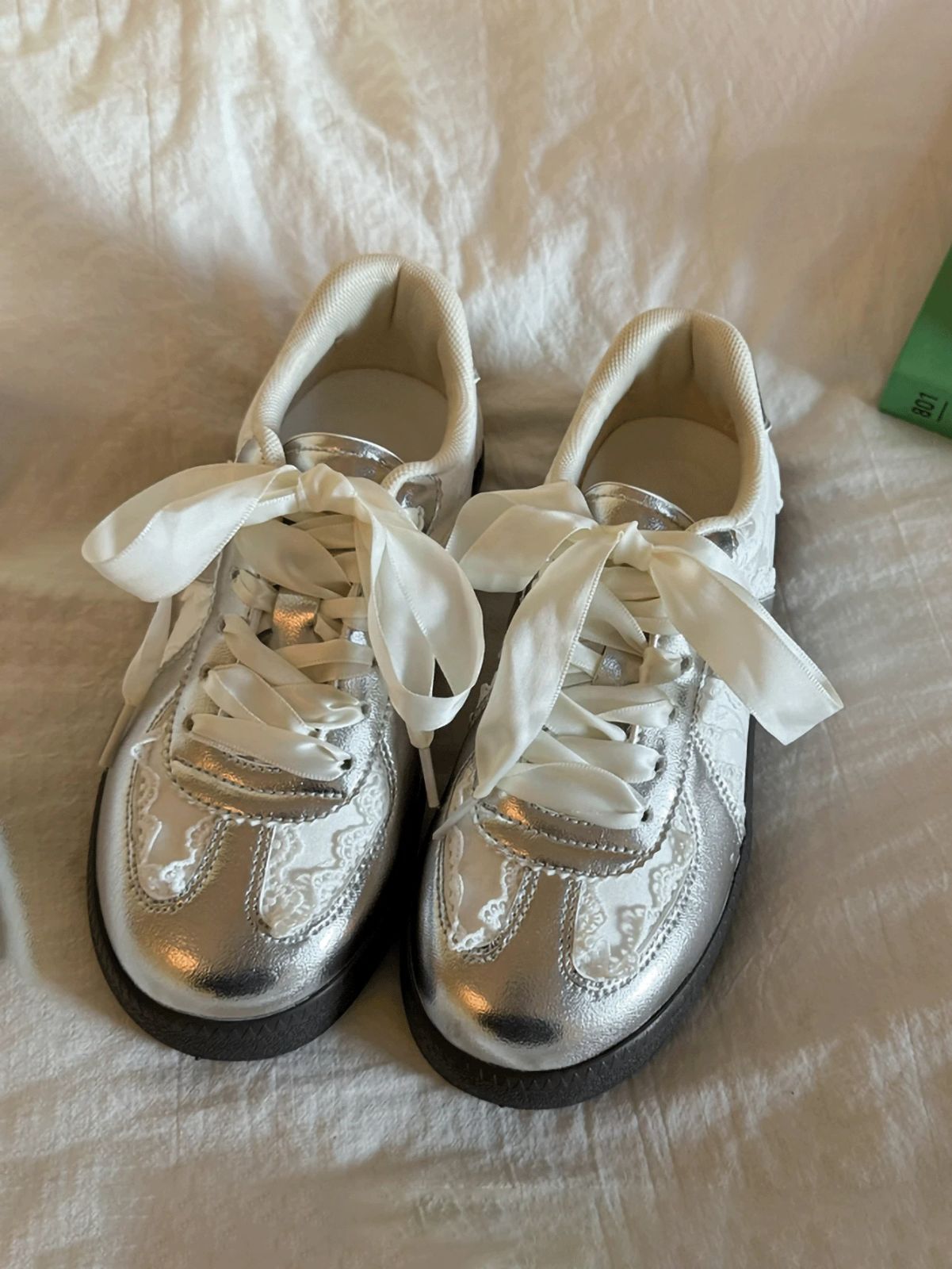 MIU MIU ベージュ レースアップシューズ レースアップ 21.5cm MiuMiu(ミュウミュウ) 靴・シューズ
