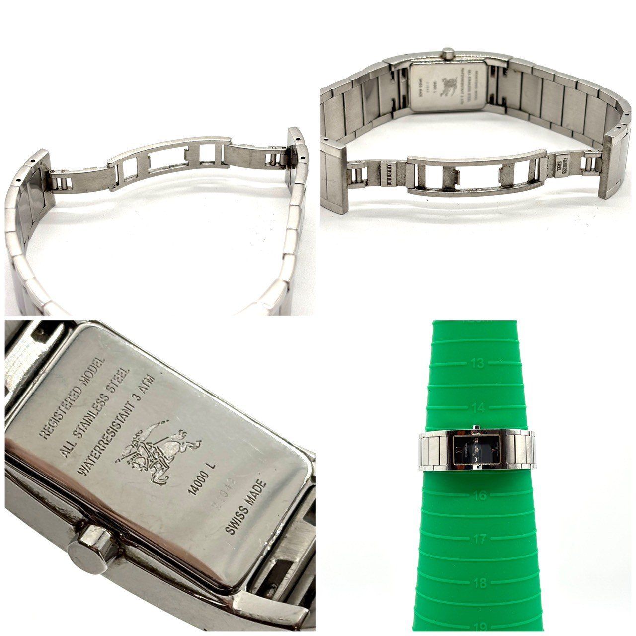 バーバリー時計　稼働品 BURBERRY - 稼働 BURBERRY 腕時計 8000 ローマインデックス
