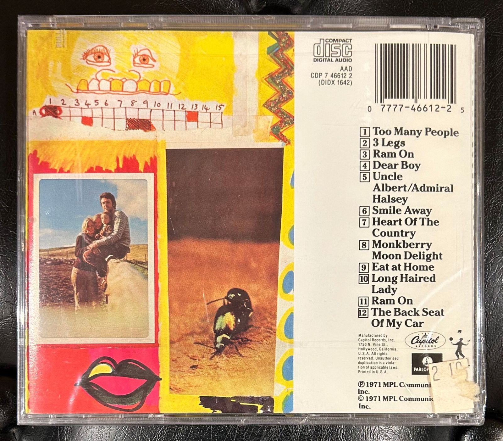 未開封CD】Paul & Linda McCartney「Ram」輸入盤 ポール