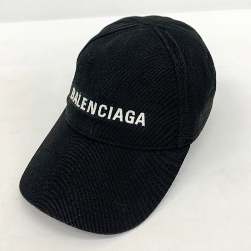 BALENCIAGA ロゴ 刺繍 クラシックベースボールキャップ 帽子 BALENCIAGA ロゴ 刺繍 クラシックベースボールキャップ 帽子