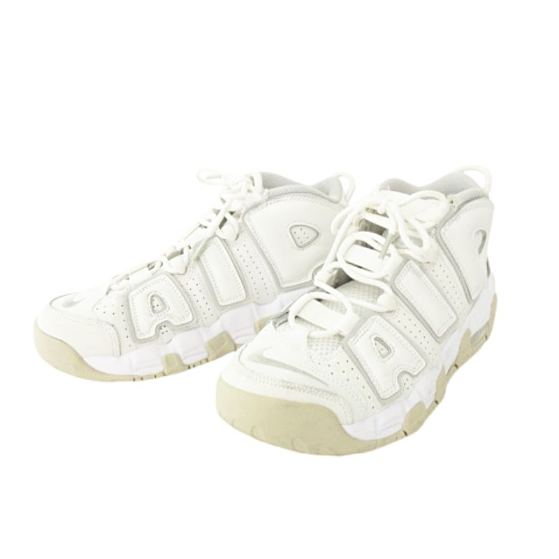 ナイキ NIKE モアテン スニーカー AIR MORE UPTEMPO DM1023-001 靴 シューズ US6.5Y 24.5cm 白 ホワイト