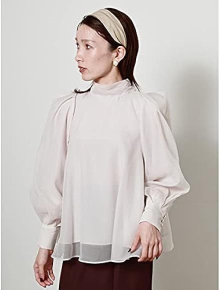 最新最全のをすべて 美品】SNIDEL スナイデル オーガンシースルーブラウス シャツ/ブラウス(長袖/七分)