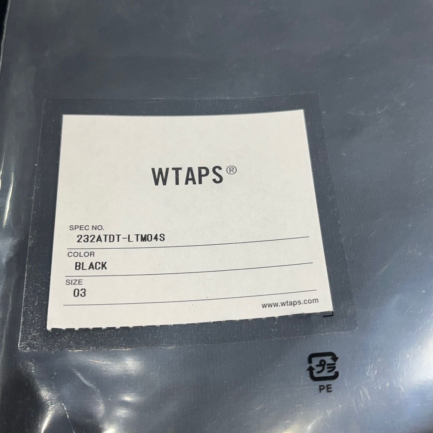 新品 WTAPS 23AW COLLEGE LS カレッジロゴ カットソー ダブル