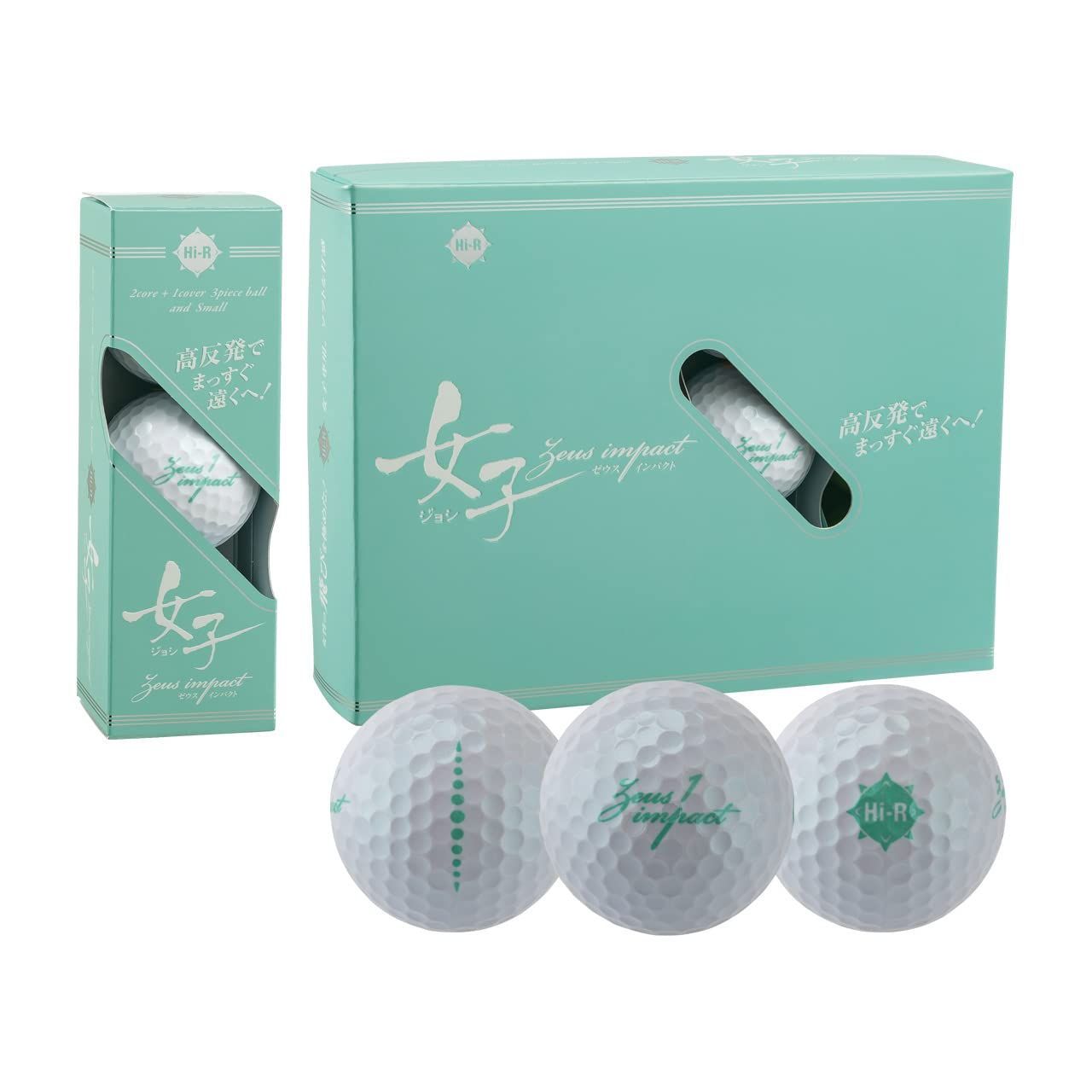 ロストボール　ゼウスインパクト　女子パールホワイト　20個 ゴルフボール ロストボール 中古 Kasco キャスコ ZEUS