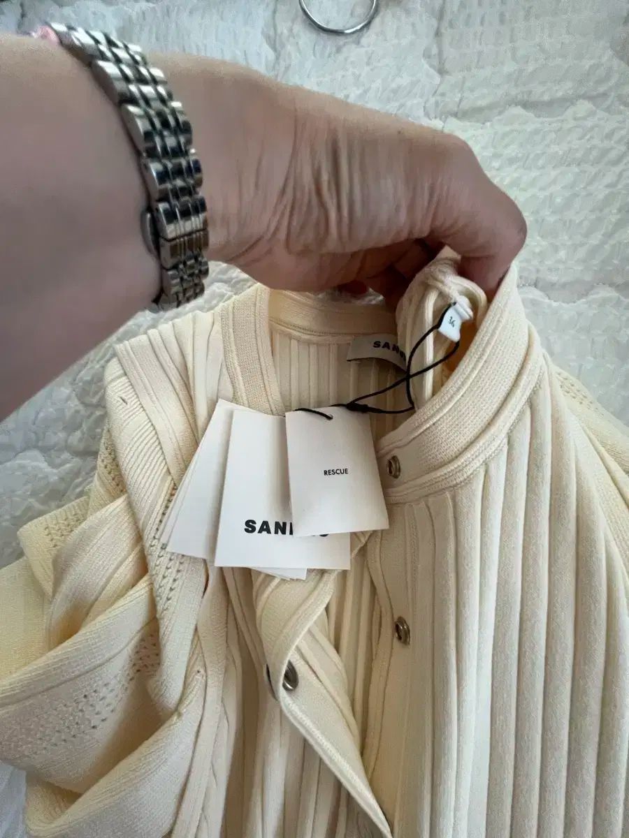 SANDRO(サンドロ) ボタンアップ ニット ワンピース 新品 36