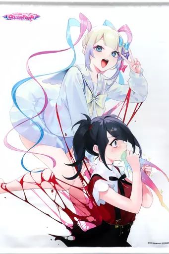 タペストリー　てんしちゃん オリジナルB2タペストリー 「Switchソフト NEEDY GIRL OVERDOSE」 ソフマップ購入特典 中古】タペストリー てんしちゃん オリジナルB2タペストリー