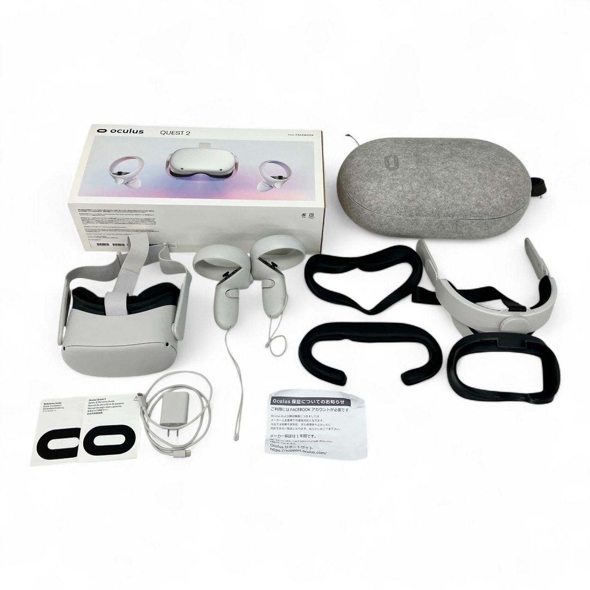 Meta KW49CM Oculus Quest2 VRヘッドセット ケース付き 64GB