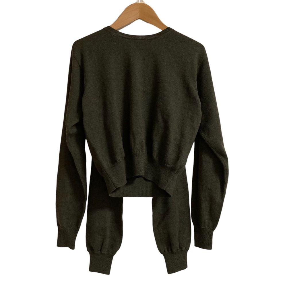 MM6 - MM6 エムエムシックス ニット・セーター S 緑 【古着】【中古】 美品 MM6 エムエムシックス メゾンマルジェラ 袖ストール付き
