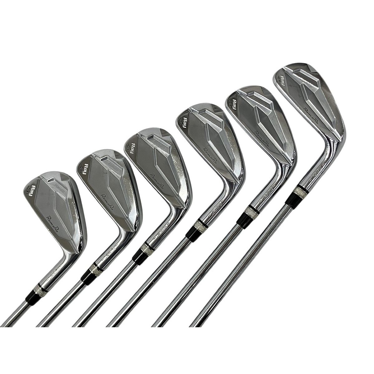 Romaro Ray CX S20C FORGED アイアン XROM 105 black steel S シャフト 6本セット ゴルフ クラブ ロマロ W10481907