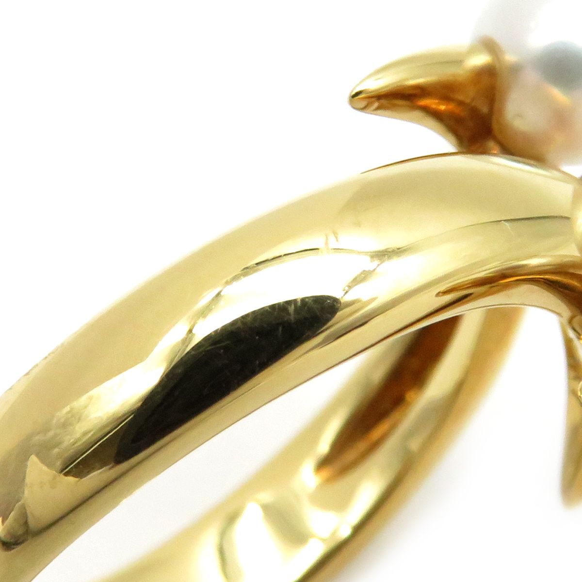 TASAKI TASAKI リング 指輪 デインジャー クロウ K18YG パール