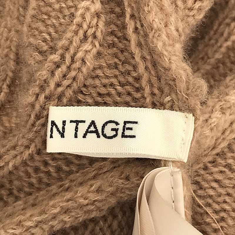 Plage / プラージュ | 2022AW | CURRENTAGE 別注 CABLE V カーディガン | F | ベージュ | レディース Plage / プラージュ | 2022AW | CURRENTAGE 別注 CABLE V カーディガン