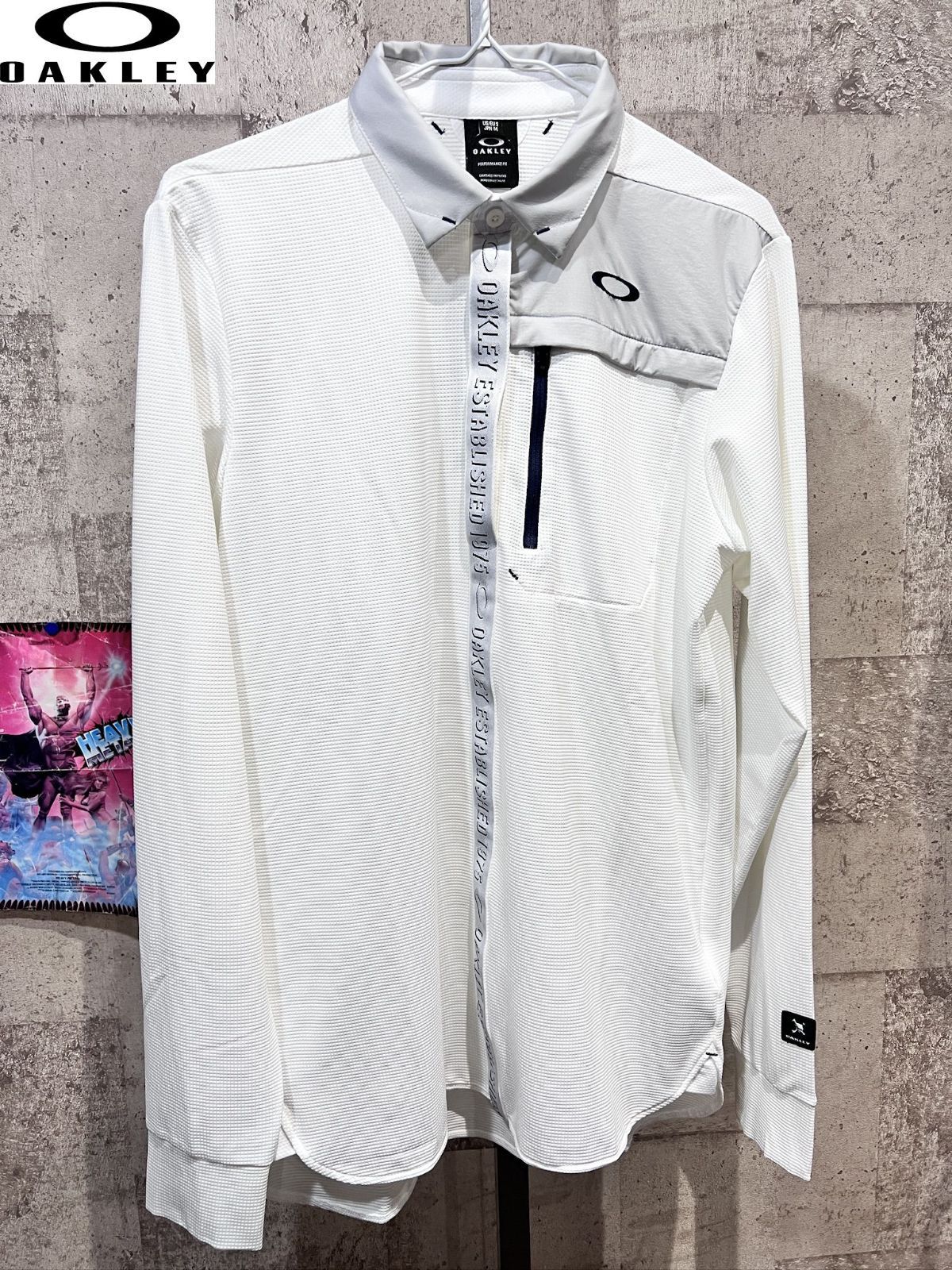 【新品】 OAKLEY GOLF★Skull Claw Zip Shirts (L)★オークリー ゴルフ スカル 半袖シャツ 433966JP 吸汗速乾 UVカット 国内正規品 OAKLEY オークリー ゴルフ スカル SKULL CLAW ZIP SHIRTS 2.0 半袖
