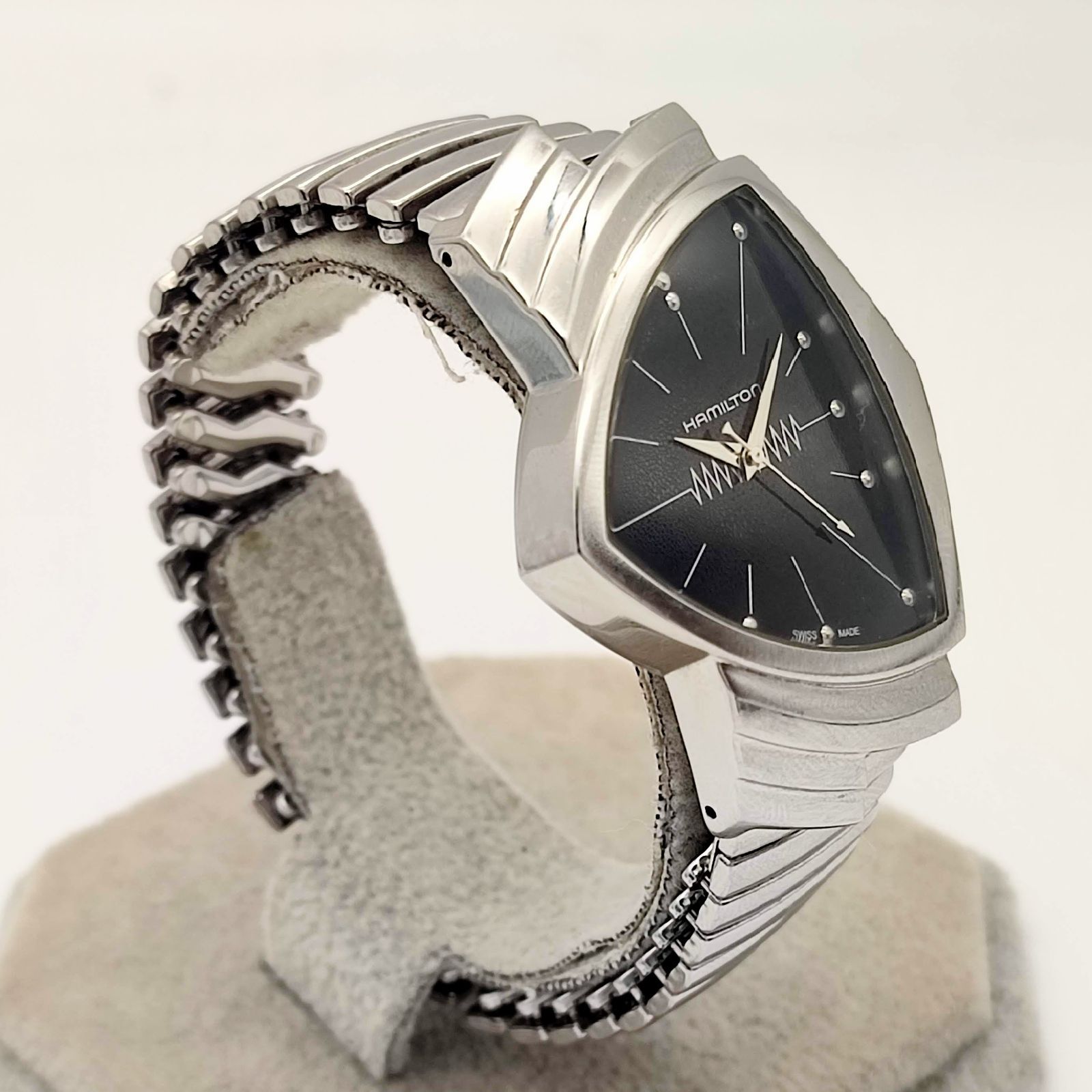 ハミルトン アメリカンクラシック ボルトン H134210 SS×革 QZ 白文字盤