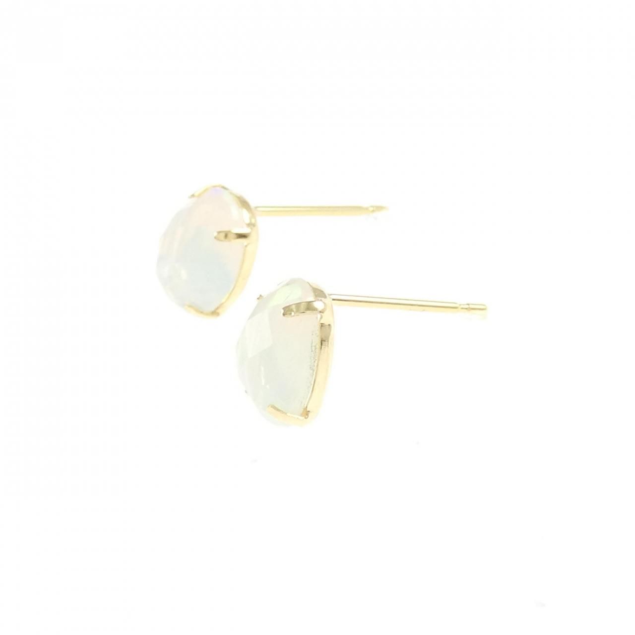 新品】K18YG オパール ピアス 楽天市場】18金 フックピアス K18