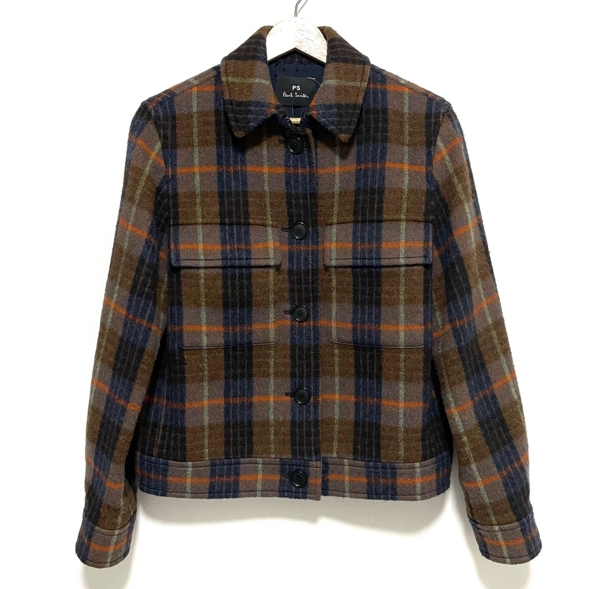 Paul Smith メイライン チェックジャケット ブルゾン PaulSmith(ポールスミス) ブルゾン サイズ38 L レディース