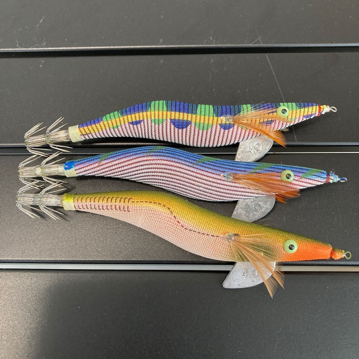 エギセット 状態良好】 アオリーQ 4号 廃盤 エギ エギセット Egi Squid Jig