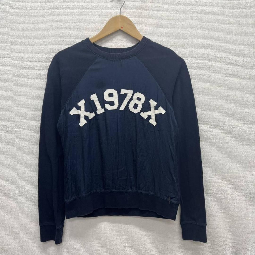 DIESEL ディーゼル X1978X ワッペン スウェット カットソー XS 