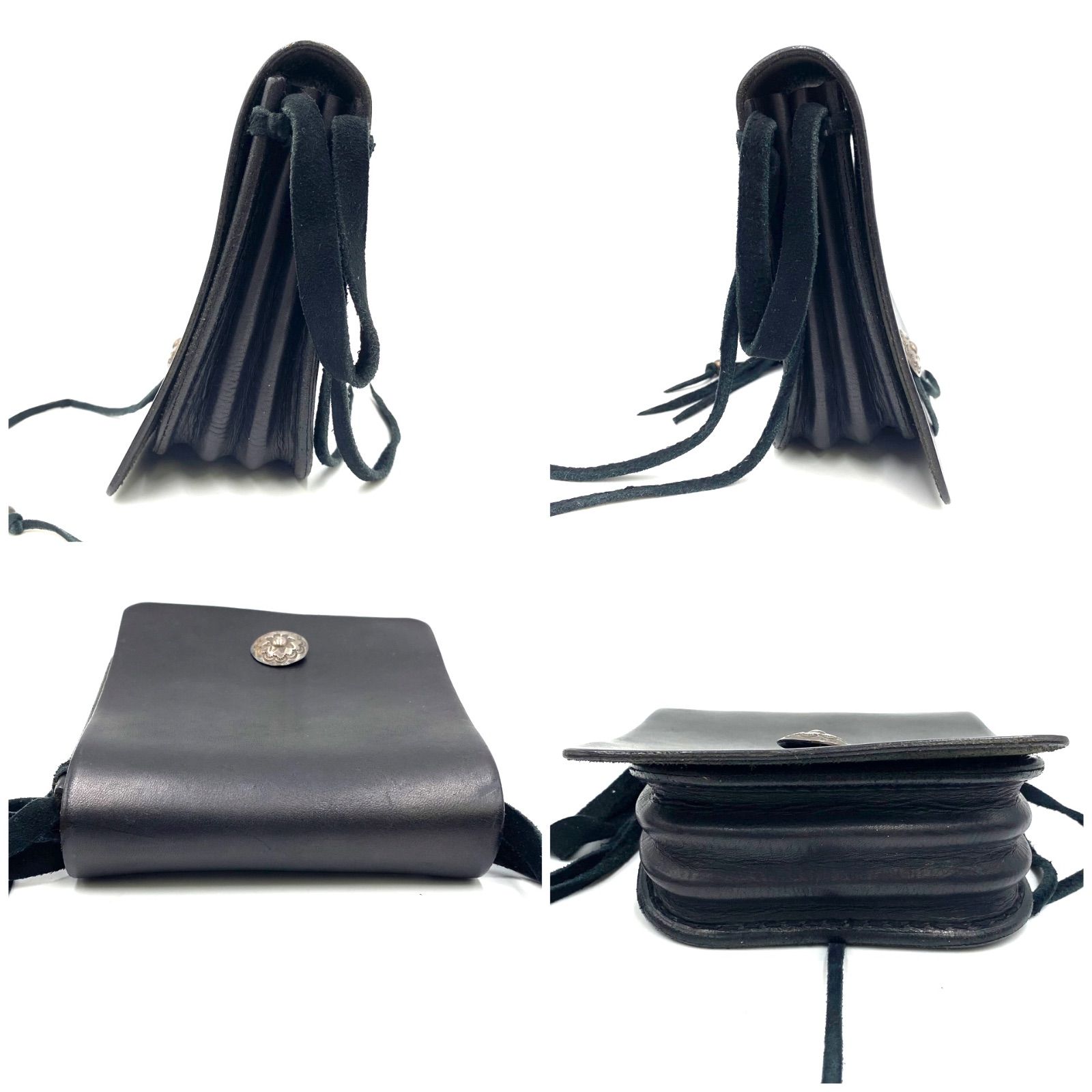 希少 goro's ゴローズ メディスンバッグ レザー 本革 ブラック