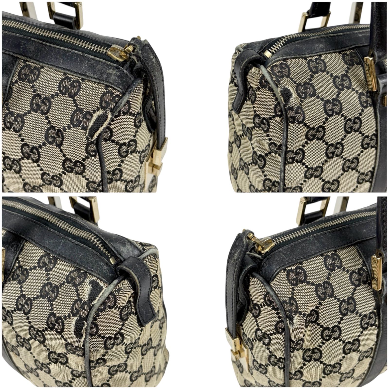 GUCCI グッチ GGキャンバス ミニボストンバッグ ハンドバッグ GG柄 