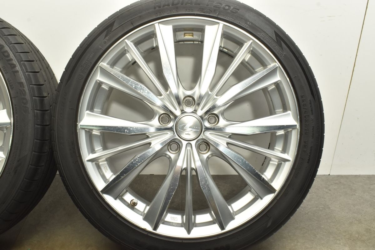 人気ホイール】WEDS LEONIS SL 18in 7J +47 PCD114.3 MINERVA F205 225 