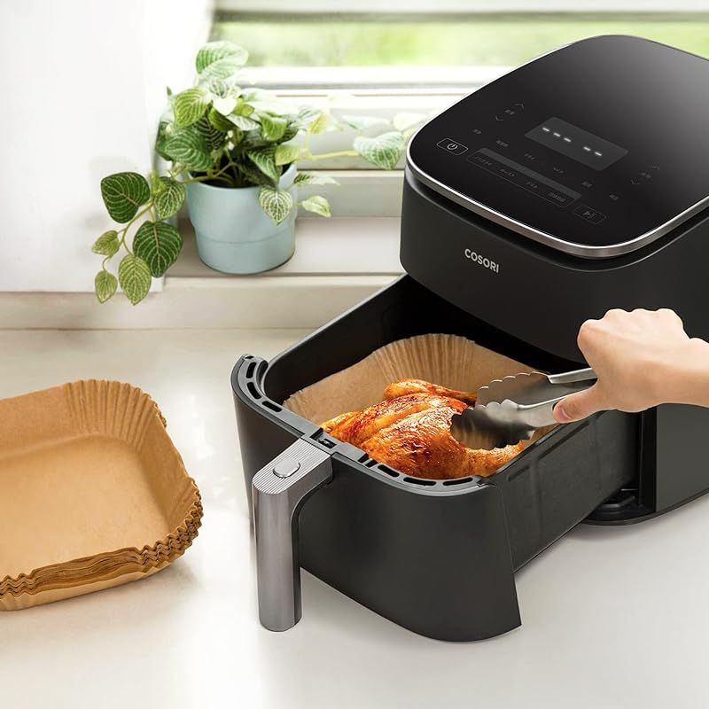 新品】 COSORI エアフライヤー用紙 内径16.5cm 100枚セット 3-6L適用