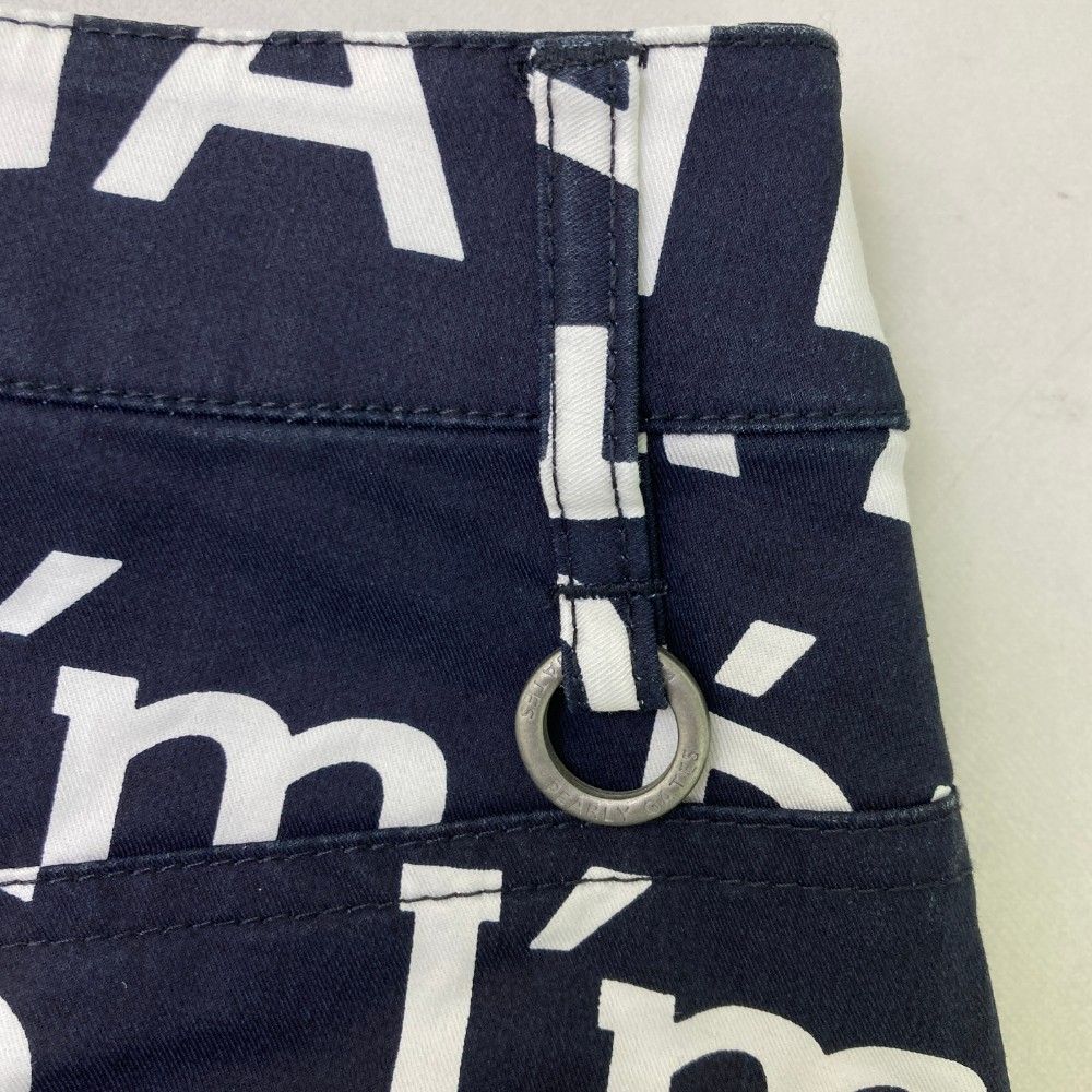 パーリーゲイツ PEARLYGATES 総柄スカート ストレッチ ネイビー系 1 サイズ：1 PEARLY GATES パーリーゲイツ ストレッチスカート ロゴ 総柄