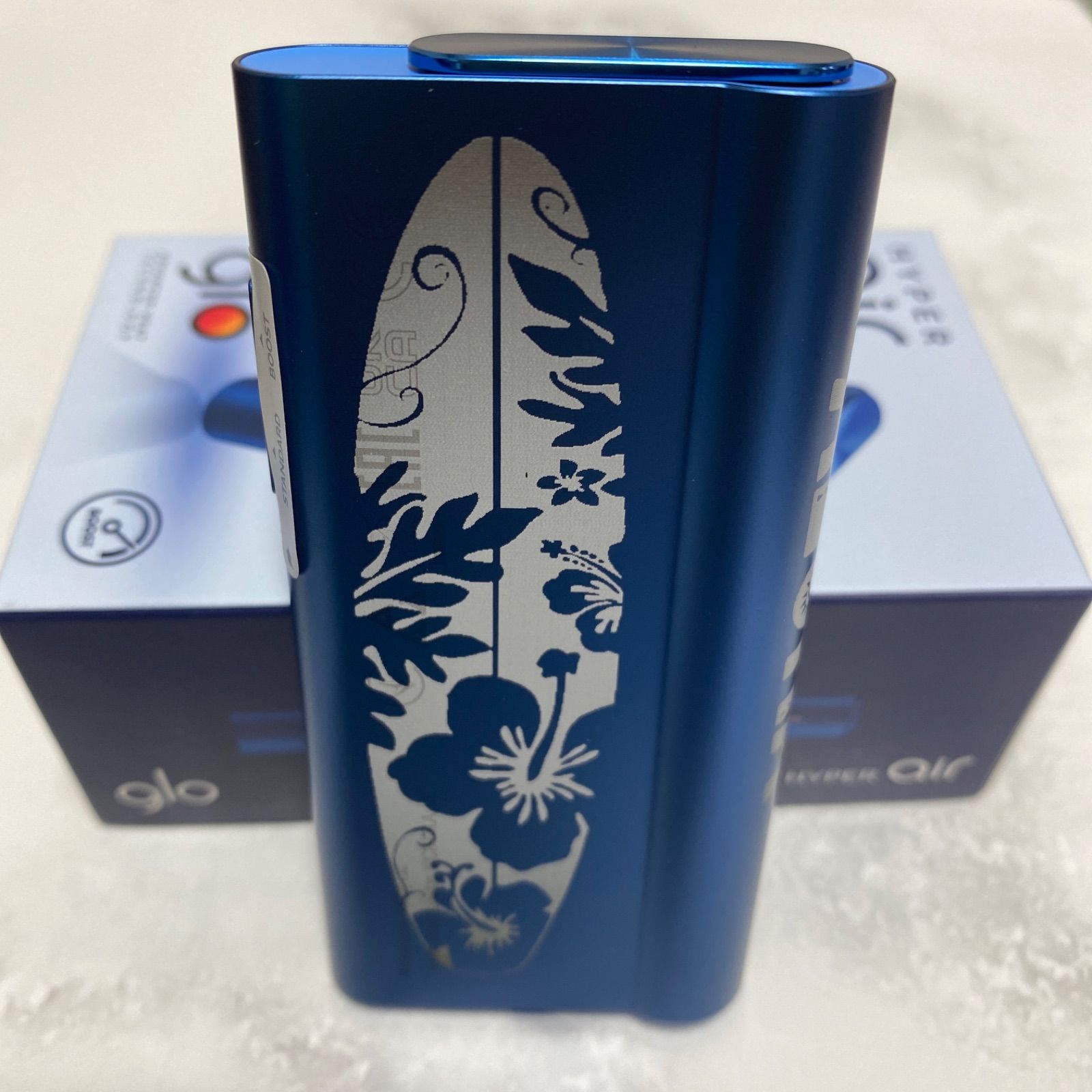 ハワイアン ホヌ サーフボード デザイン レーザー加工 glo hyper air 