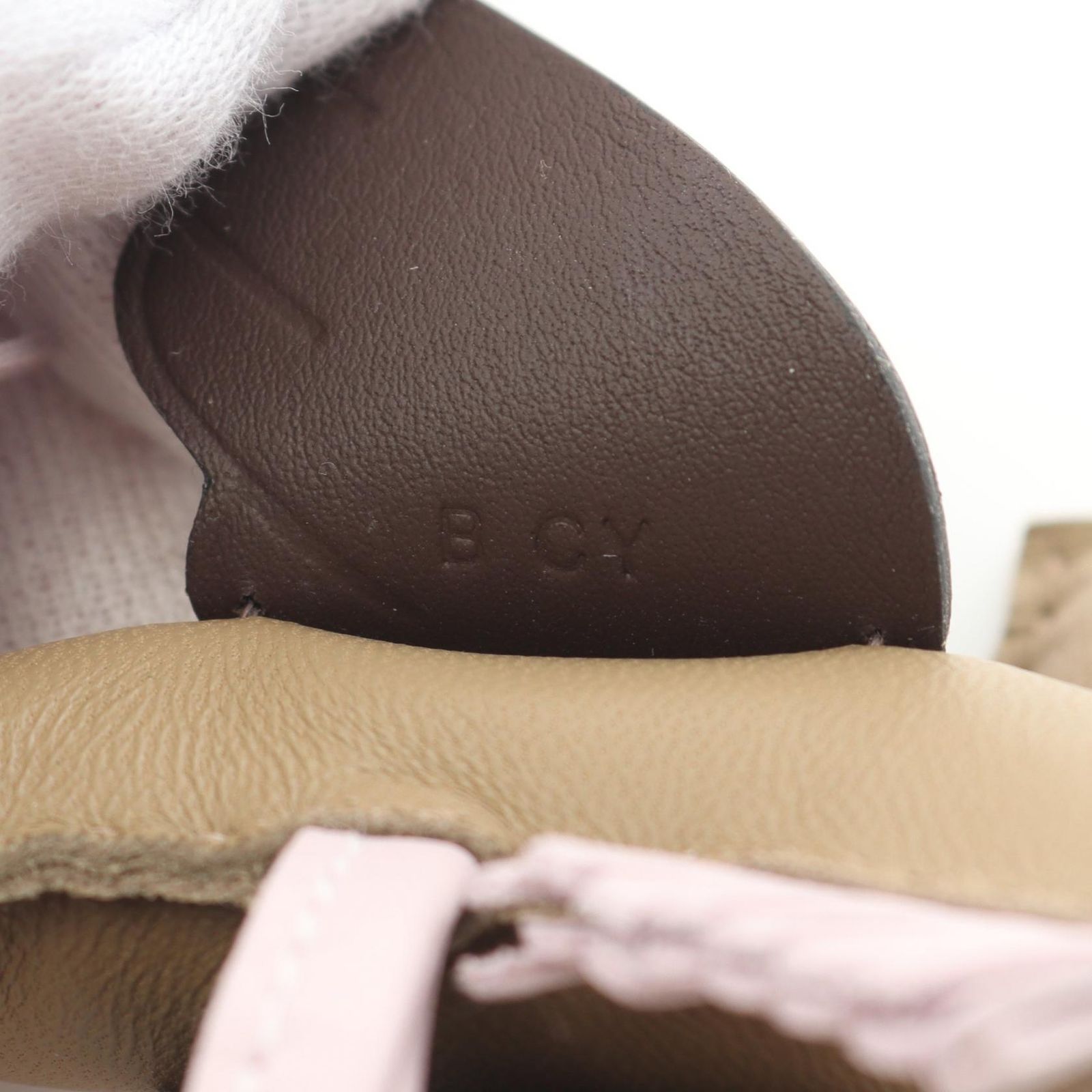 エルメス ロデオペガサス PM バッグチャーム ベージュマルファ