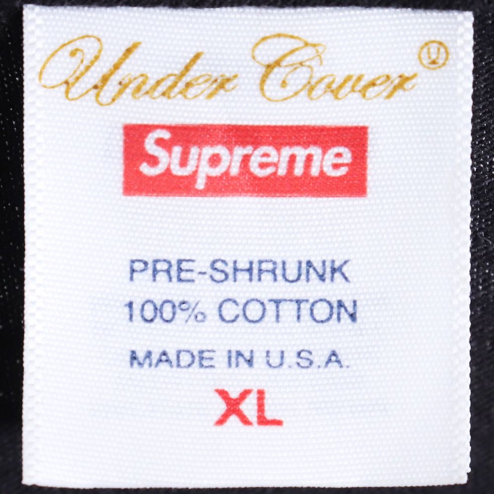 SUPREME × UNDERCOVER Lupin Tee XLサイズ ブラック - メルカリ