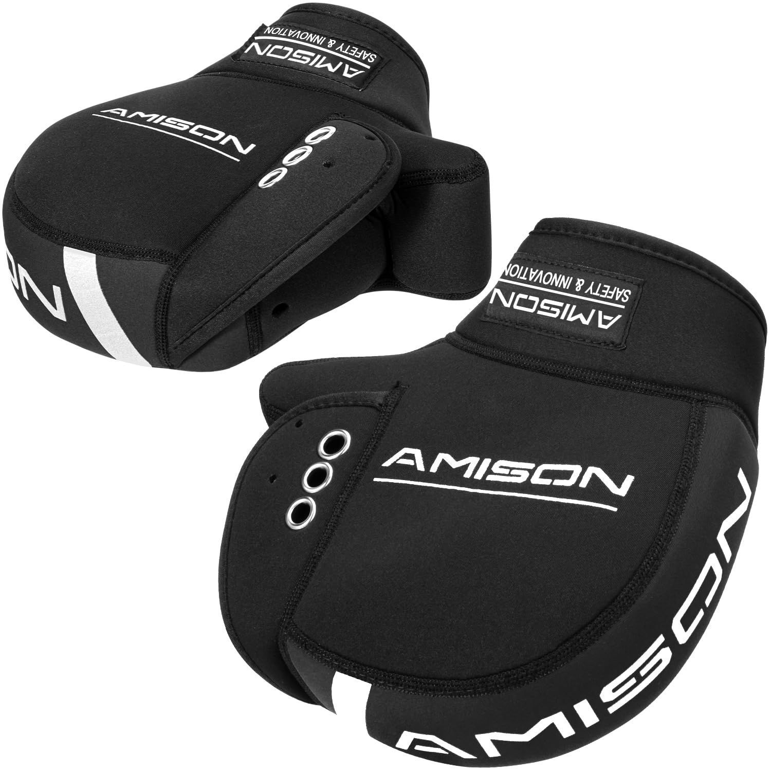 【未使用・タグ付】PAULu0026SHARK パディング ジャケット ブラック S 人気商品』Amison バイク用 ハンドルカバー ネオプレーン 防寒 防水