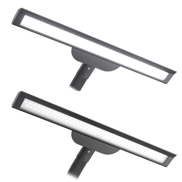 LEDデスクランプ クランプ式 1500 lm 18W Ra93 ブラック AS-LD1118K-K