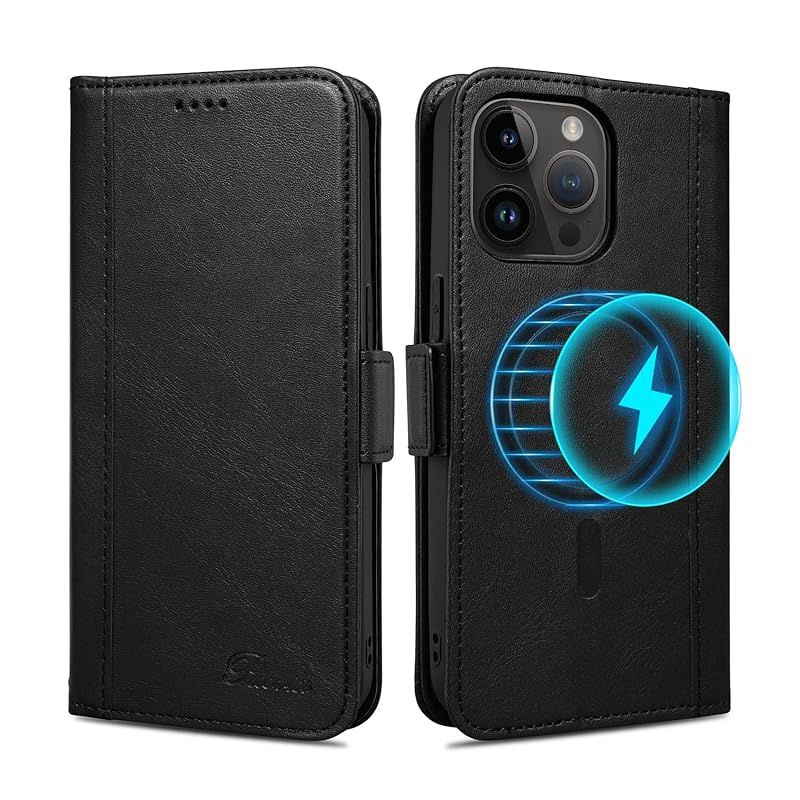 新品　iPhone 15 Pro Max 用 ケース 手帳型 MagSafe対応 iPhone15 Pro Max用 手帳型ケース Rssviss アイフォン 15 プロマックス 用 カバー Rssviss カード収納 スタンド 全面保護 スマホケース Mag