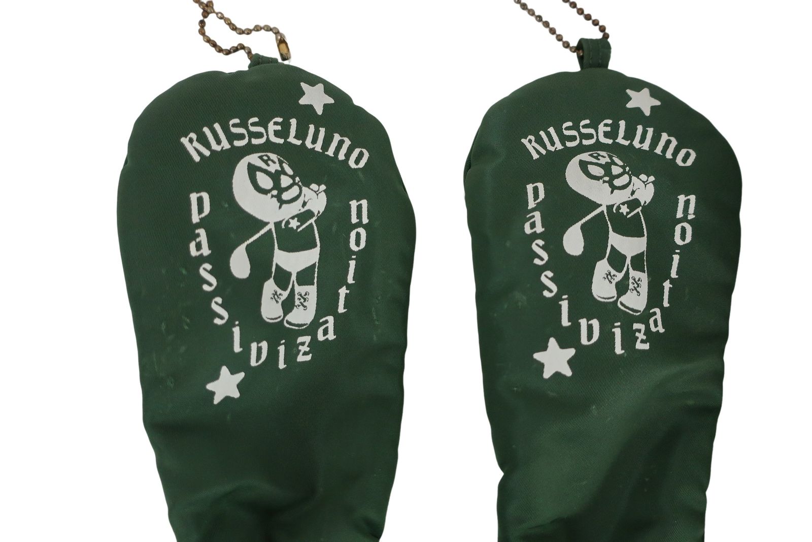 RUSSELUNO ラッセルノ ヘッドカバー4点セット カーキ ゴルフ用品 2509-0448