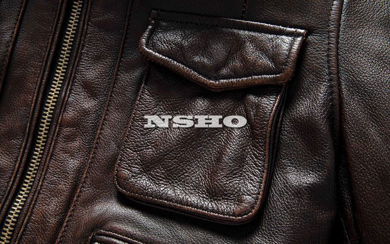 上質 カウハイド メンズ 革ジャン M65 タイプ ヴィンテージ サファリ