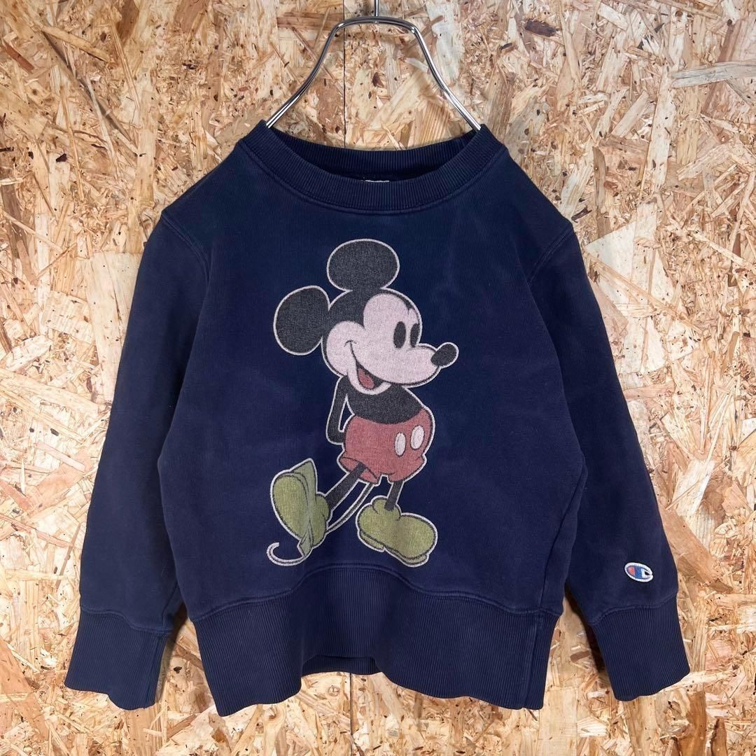 チャンピオンｘディズニーコラボ champion ランタグ スウェット 120