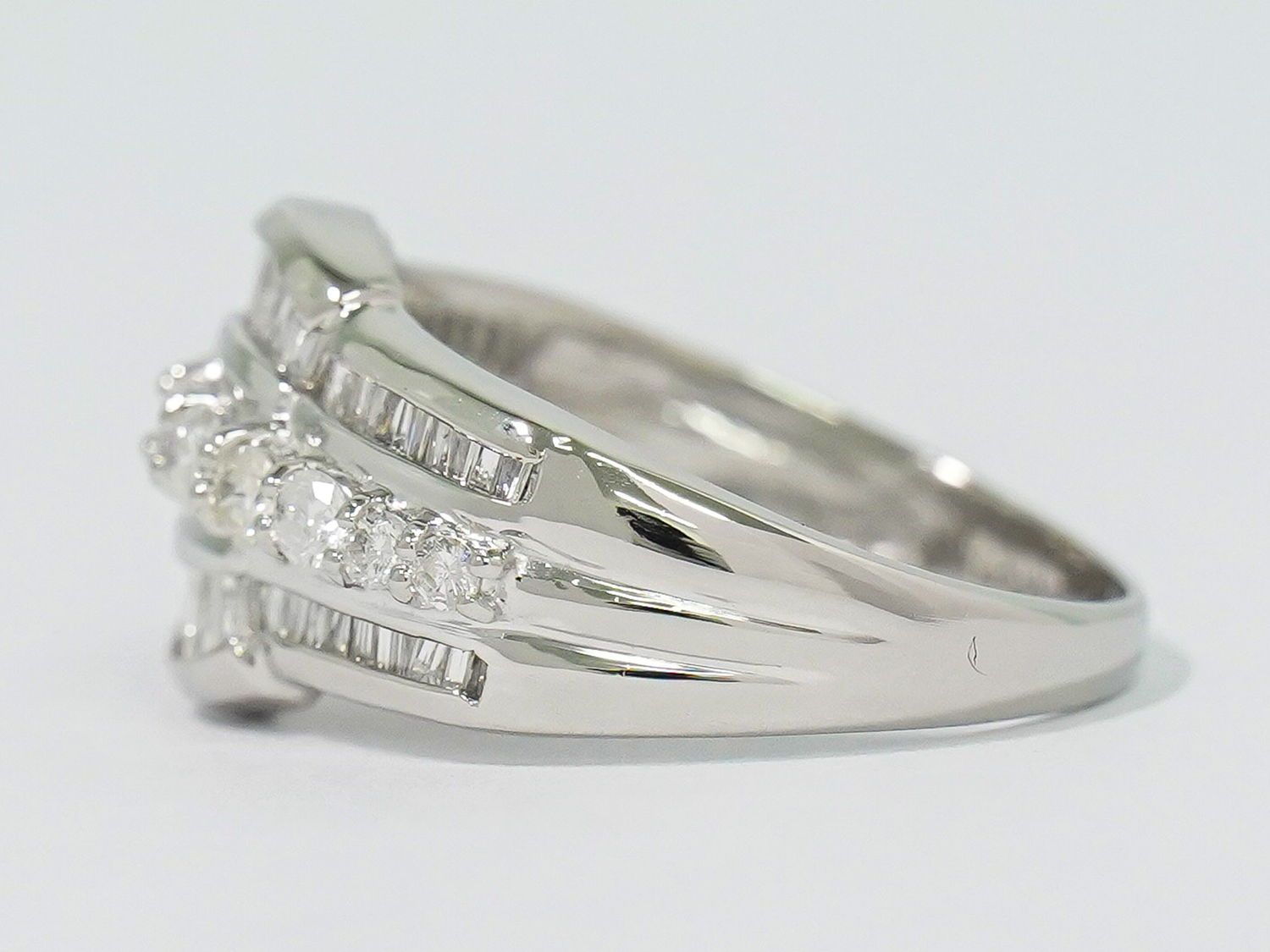 本物 ダイヤモンド 1.00ct Pt900 リング 指輪 14号 プラチナ  