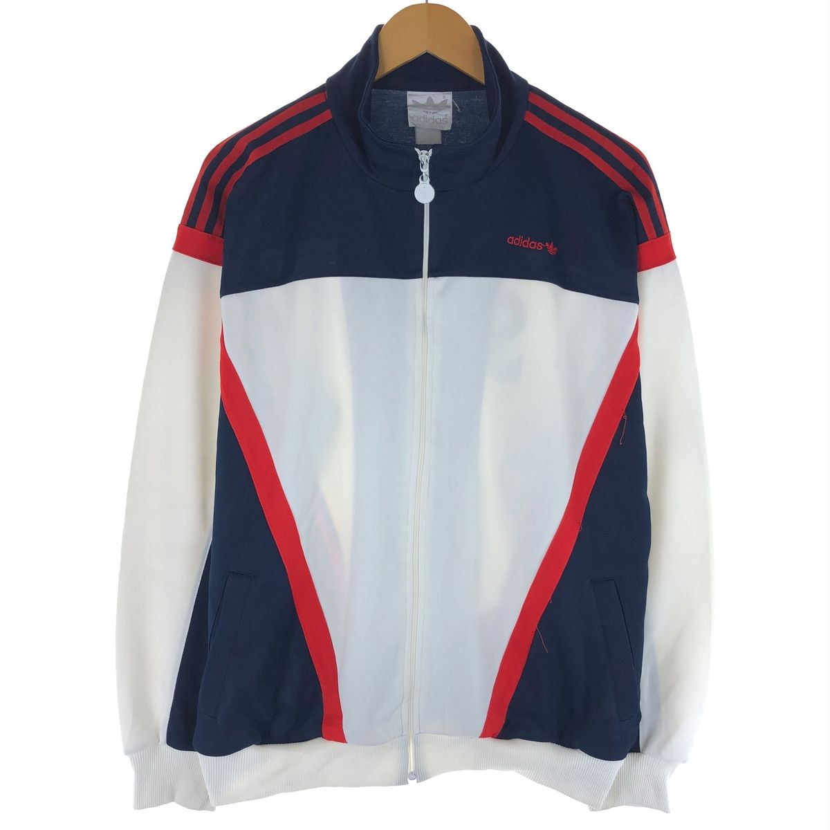 古着 80年代 アディダス adidas カレッジ バックプリント ジャージ 
