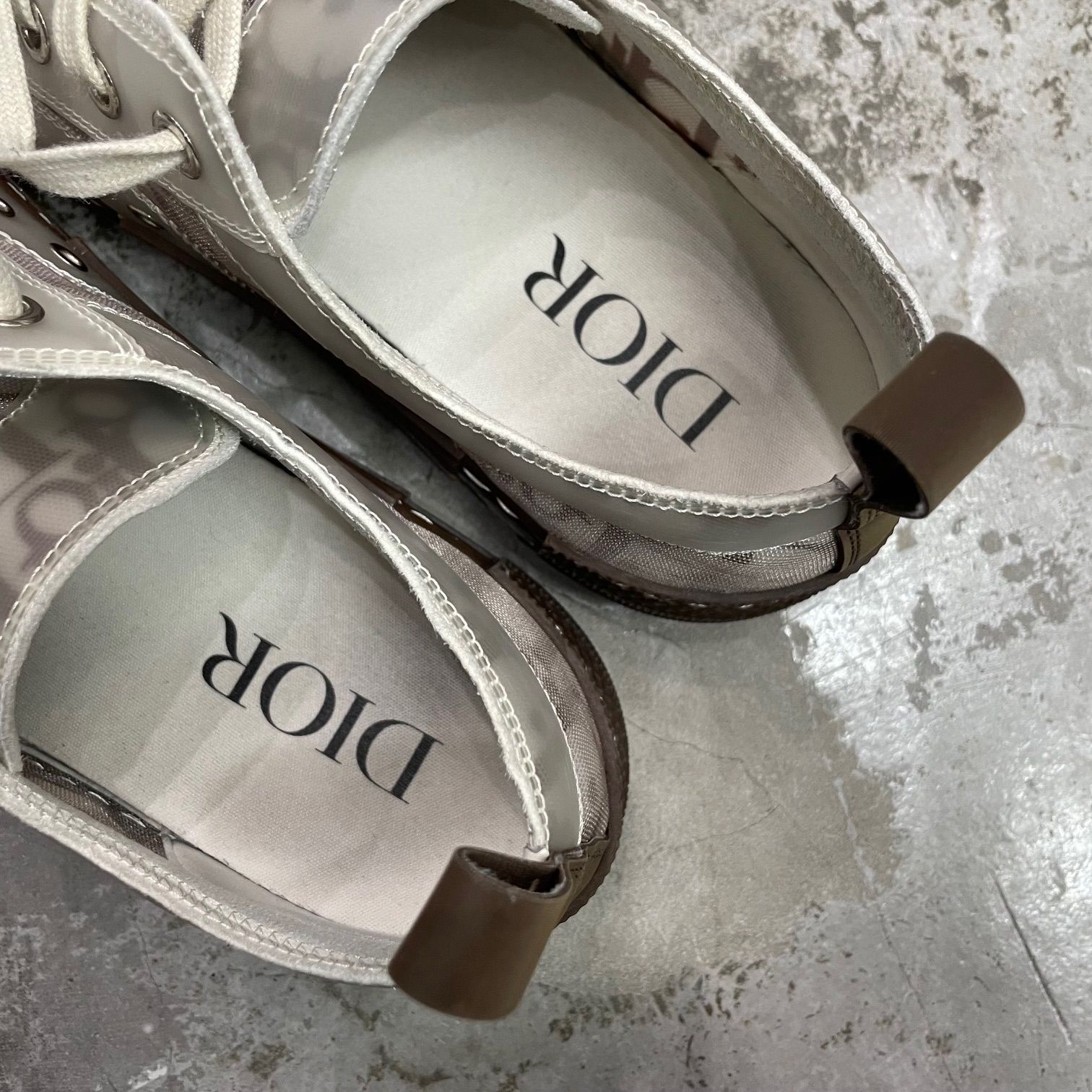 DIOR オブリーク キャンバス クリアラバー B23 スニーカー 3SN249ZMK 