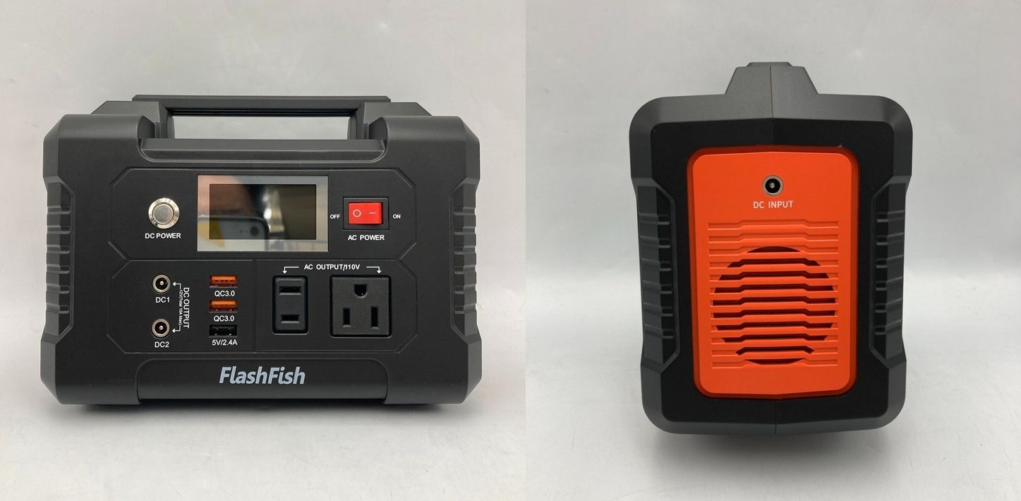 防災関連グッズ FlashFish ポータブル電源 小型発電機 E200 40800mAh