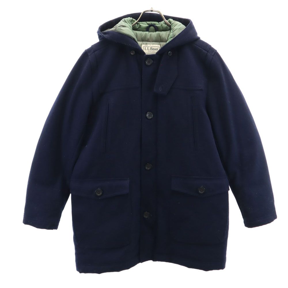エルエルビーン メルトン ダウンコート M ネイビー L.L.Bean アウトドア メンズ