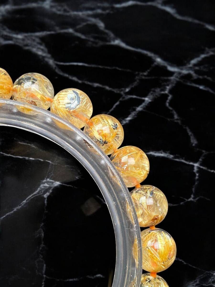 gio7j5]太陽放射タイチンルチル 超品位 8mm 式神封入 - メルカリ 