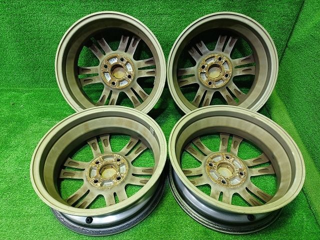 ホンダ HONDA 純正 N-BOX JF1 ホイール アルミ ガンメタポリッシュ 14インチ 4.5J 4穴 4本 100 40 FFCRYSTALESIA_COM