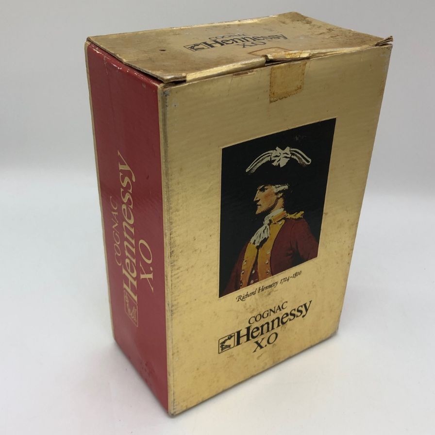 ■ヘネシー2本まとめ グリーンボトル クリアボトル 金キャップ ヘネシー X.O 金キャップ クリアボトル - お酒買取専門店ネオ