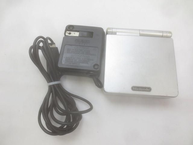 訳あり ゲーム ゲームボーイアドバンス 本体 ジャンク品 AGS-001 プラチナシルバー 充電器付き