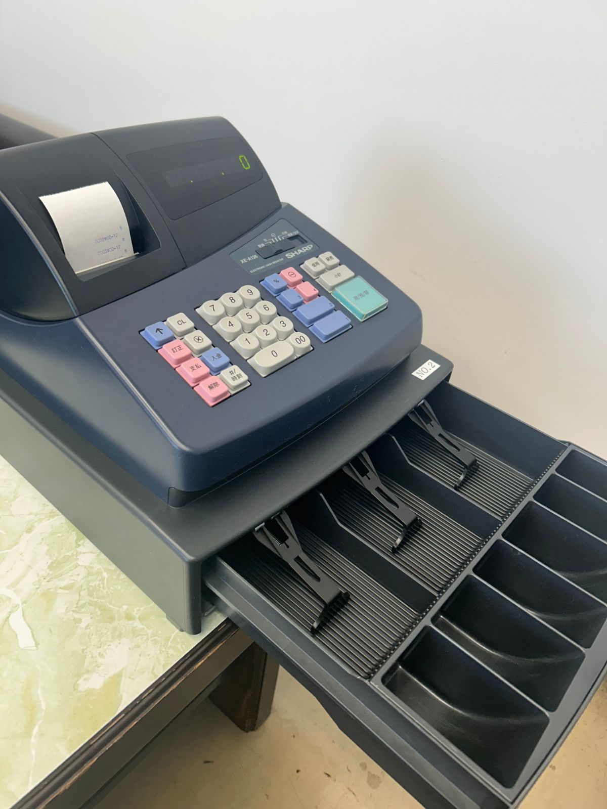 配送→配送可】SHARP XE-A126 レジスター