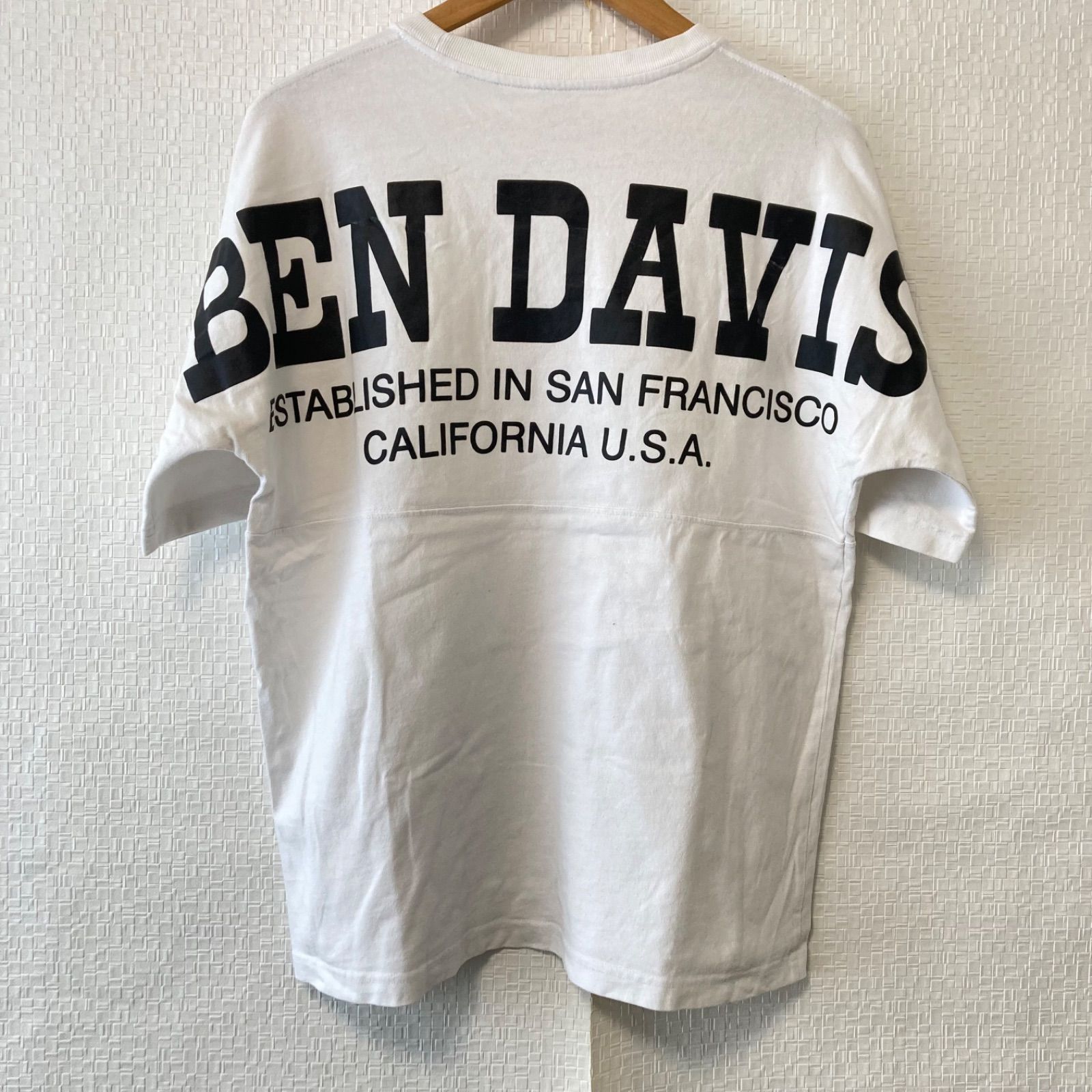 w^)b BEN DAVIS ベンデイビス クルーネック コットン Tシャツ 半袖