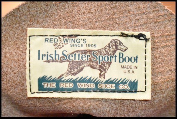 10E 箱付 未使用 犬タグ復刻 23年】レッドウィング 8875 アイ